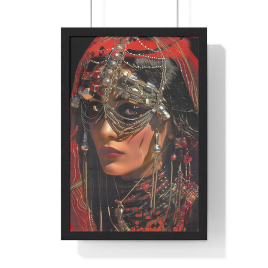007 Cyber-Arabesque Print (with Frame)