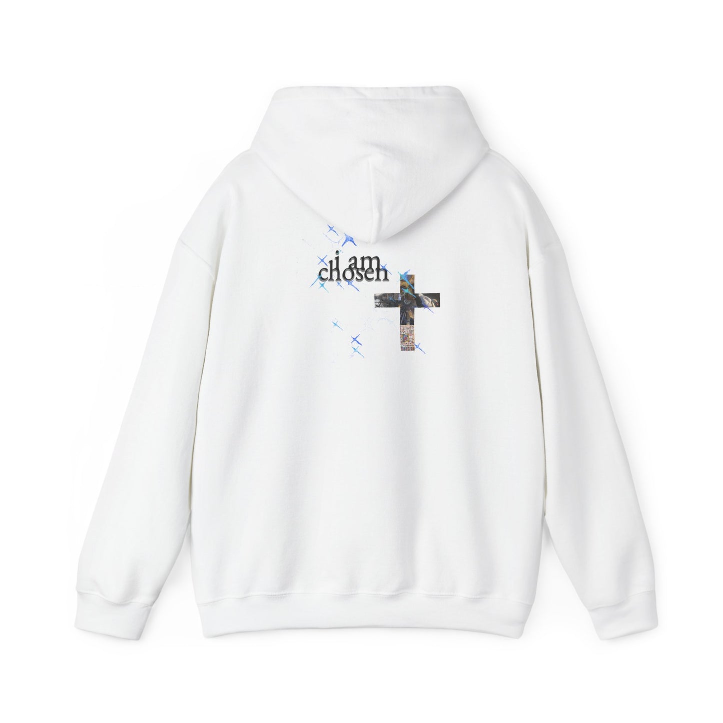 I Am Chosen Hoodie – Black and White