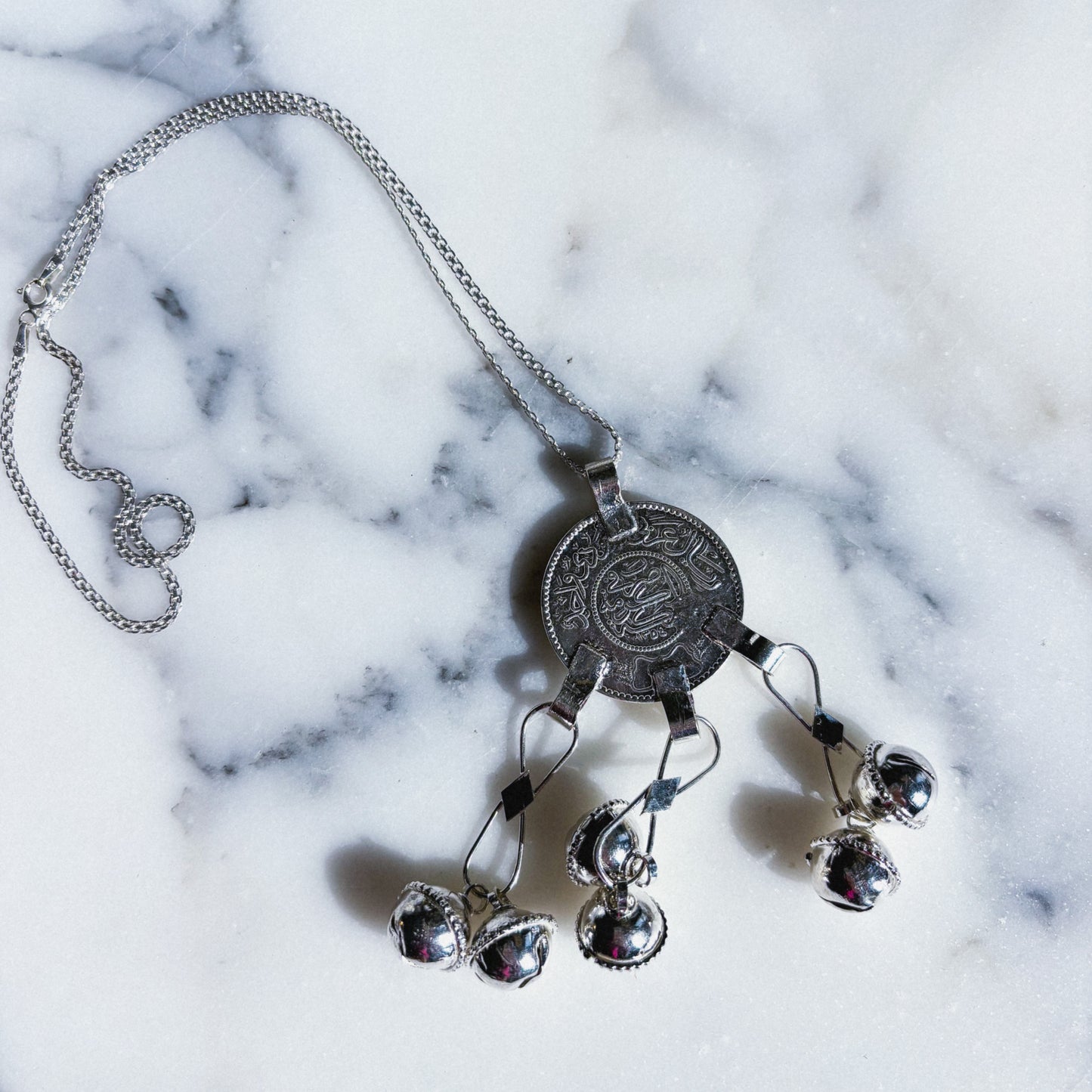 Taifi Coin Pendant Necklace – Solid Silver Heritage Piece