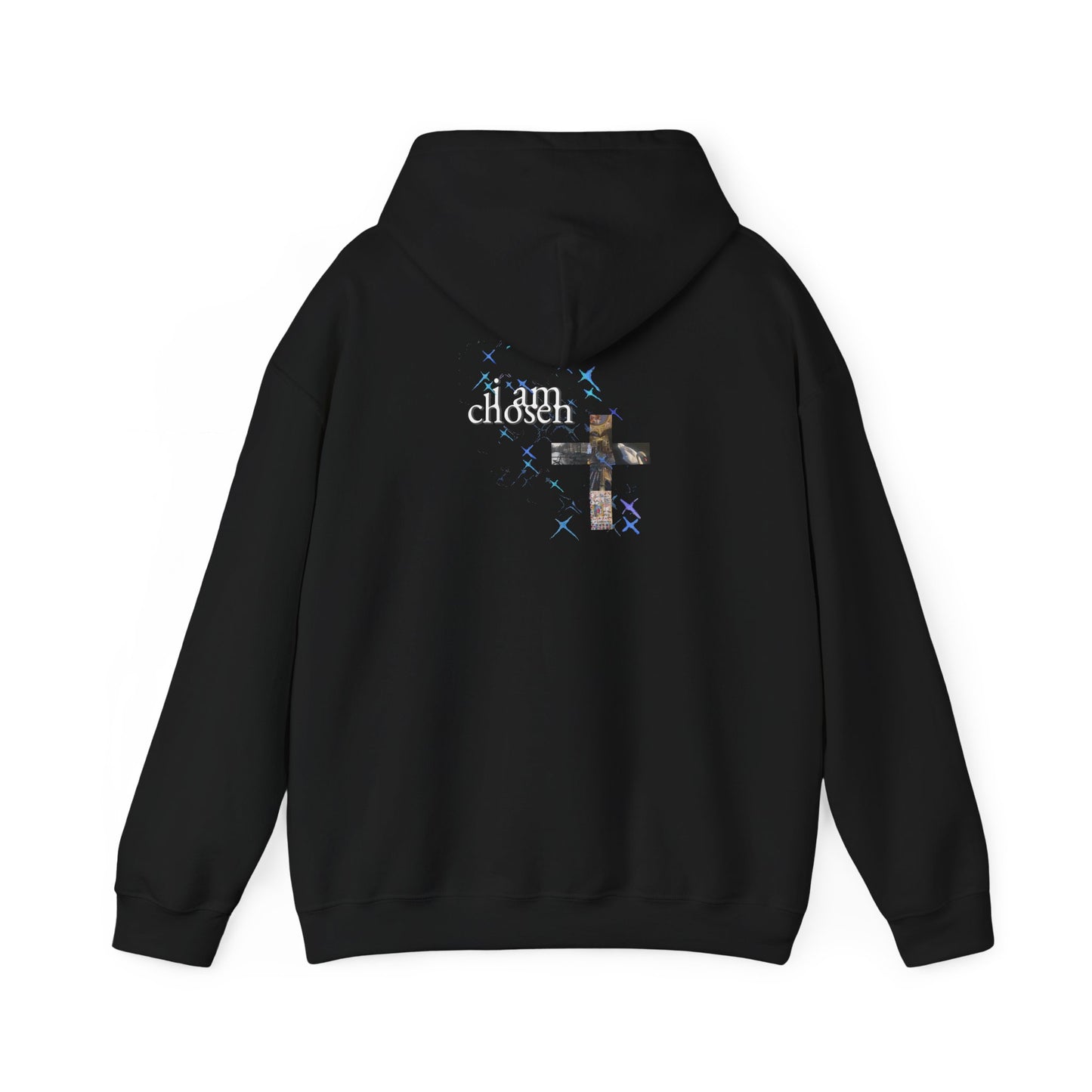 I Am Chosen Hoodie – Black and White