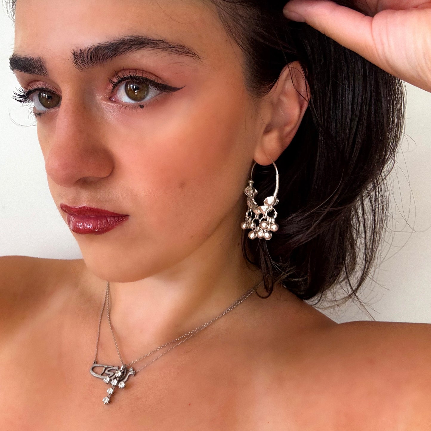 Taifi Earrings – Handcrafted Silver from Taif
