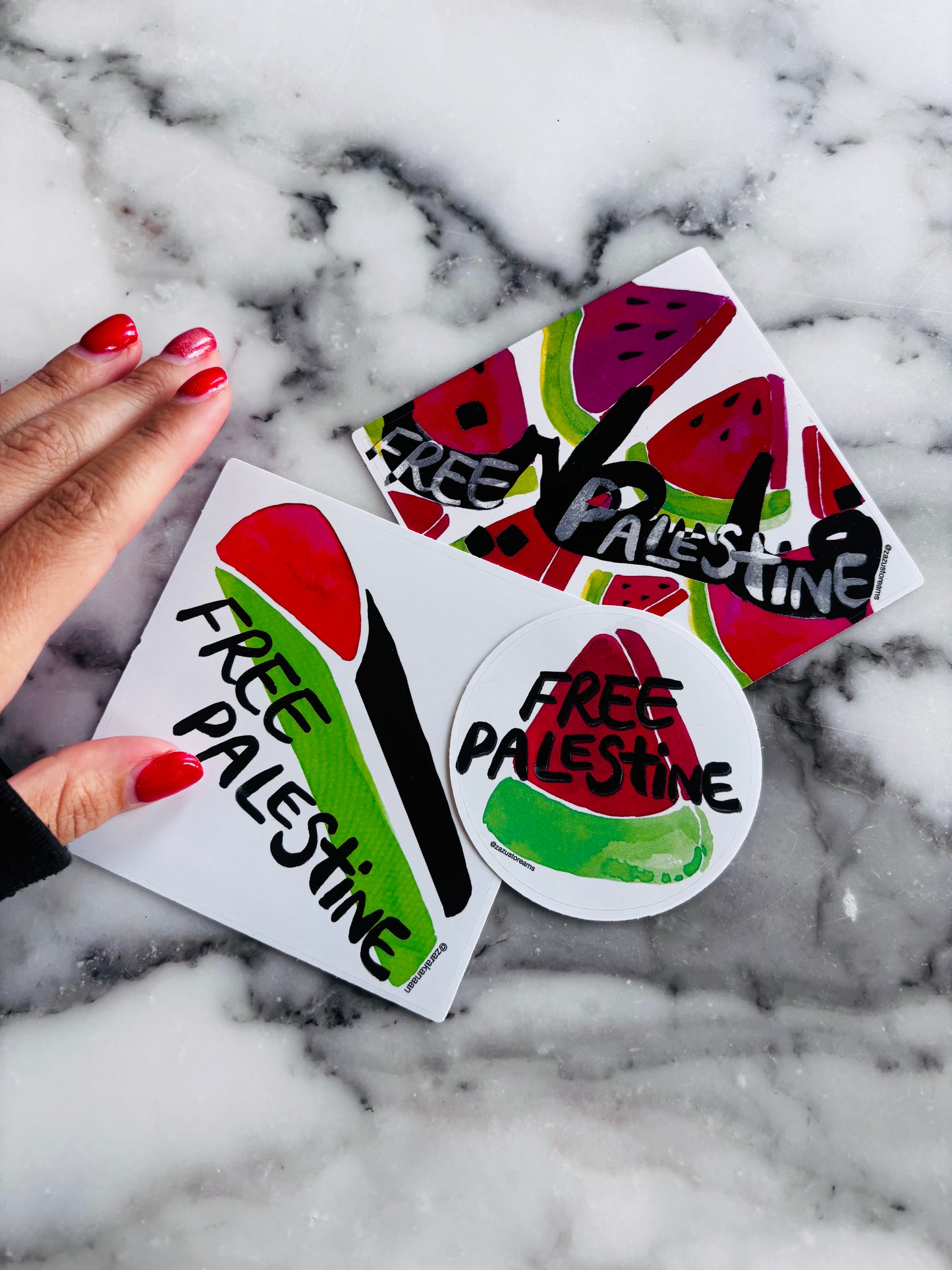 Handpainted Stickers